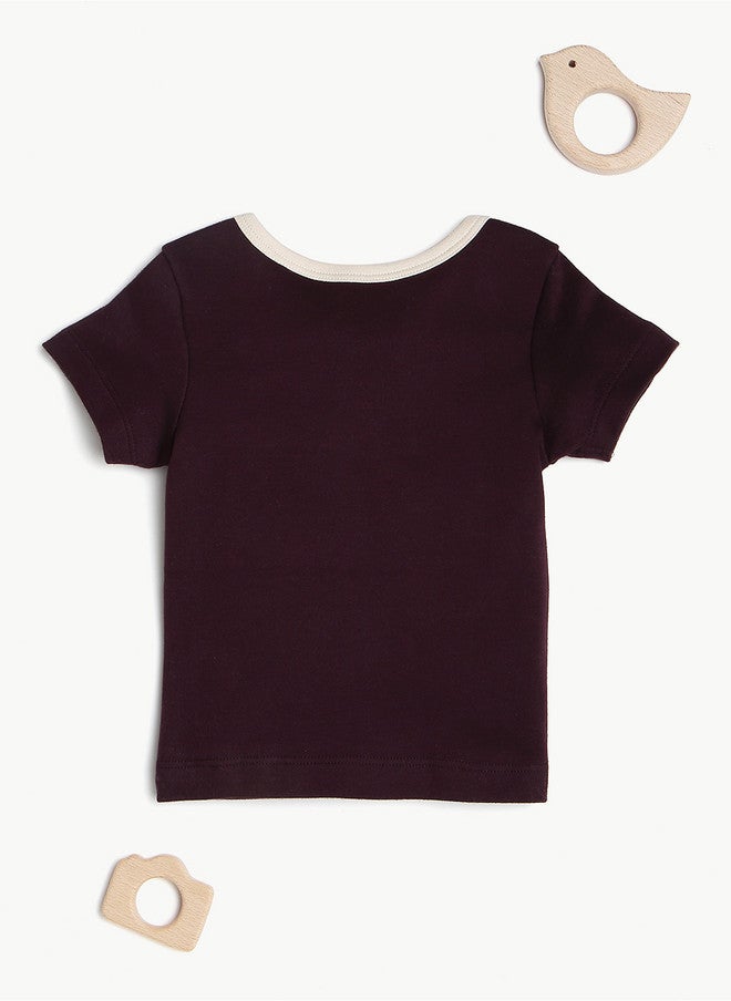 Bontots Infant Girls Organic Cotton T-Shirt with Graphic Print - Image 3